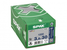 Wkręty do drewna SPAX  3.5 x 30 Główka Stożkowa TXTG Niepełny Gwint (1000)