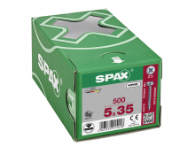 Wkręty do drewna SPAX  5.0 x 35 Wirox HB (500)