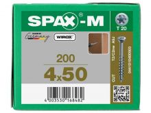 Wkręty do drewna SPAX  spax-m 4.0 x 50 Główka Stożkowa TX (200) Wiertło CUT