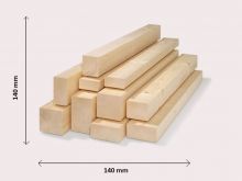 Drewno klejone KVH Świerk C24 Nsi 140 x140 mm