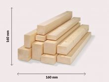 Drewno klejone BSH Świerk Gl 24h SI 160 x 160 mm