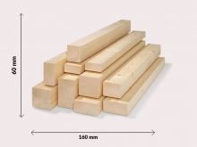 Drewno klejone KVH Świerk C24 NSI 60 x160 mm 