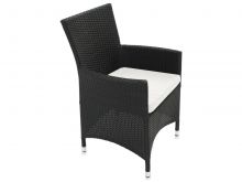 Krzesło/Fotel Ogrodowy Shogun gloss z białą poduchą