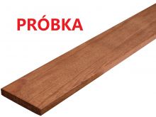 PRÓBKA Deska Tarasowa z Drewna Egzotycznego Merbau 21x140 - 2 x Gładki - Próbka 19cm 