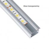 Profil aluminiowy INLINE MINI do LED 2m-wpuszczany