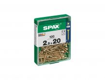 Wkręty do drewna SPAX M / SPAX 2.5 X 20 Główka Stożkowa PZ (100) Blister