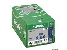 Wkręty do drewna SPAX  5.0 x 50 Główka Stożkowa TXTG Niepełny Gwint (200)